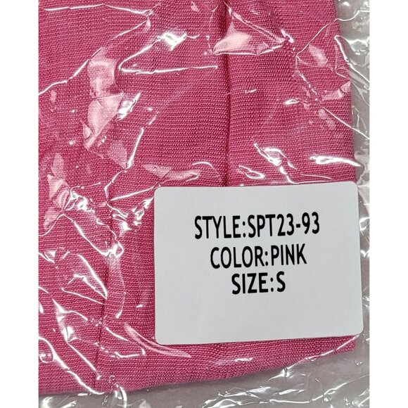 Baby Doll Blouse Pink Deep V-Neck Sew In Love Size Womens Small New in Bag - Picture 6 of 7